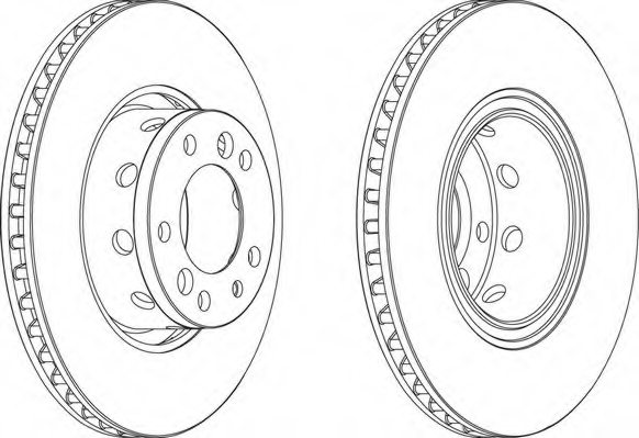 FERODO DDF771 Brake Disc